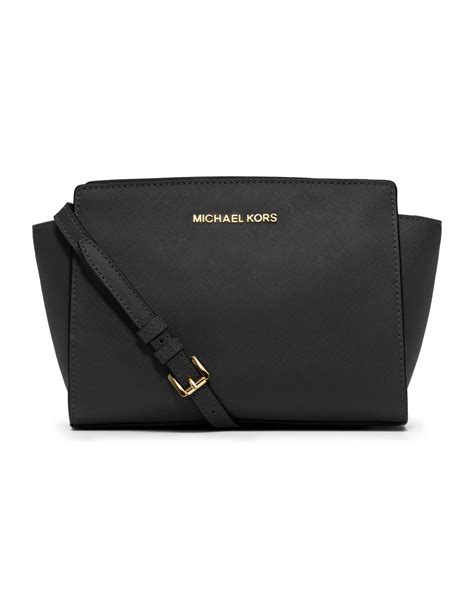 michael kors selma messenger bag price|Michael Kors selma medium black.